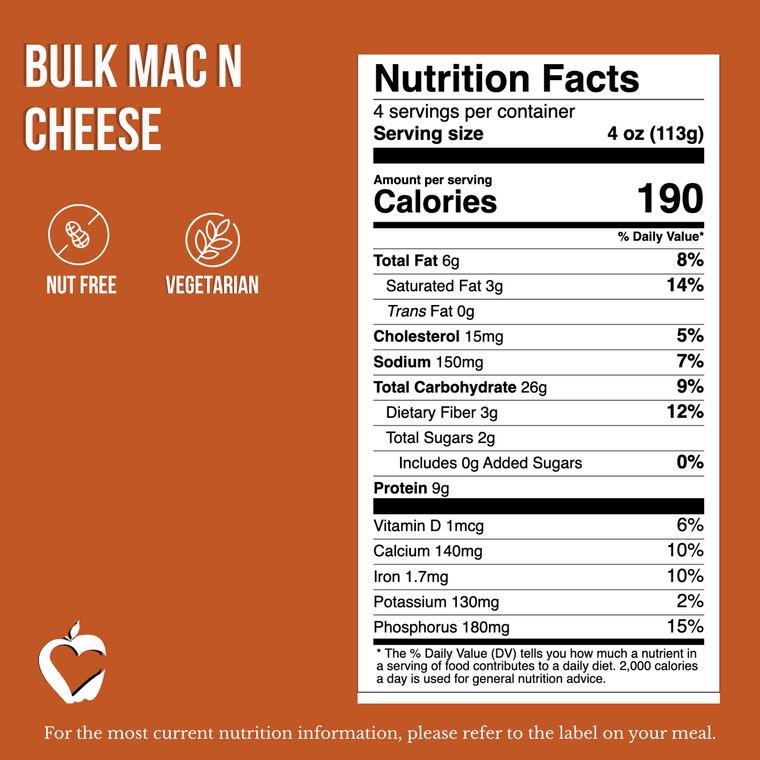 Bulk Mac n Cheese