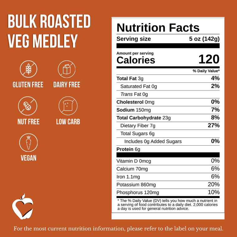 Bulk Roasted Veg Medley