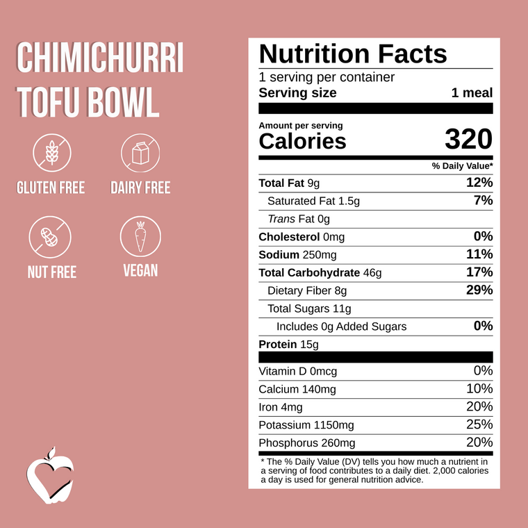 Chimichurri Tofu Bowl