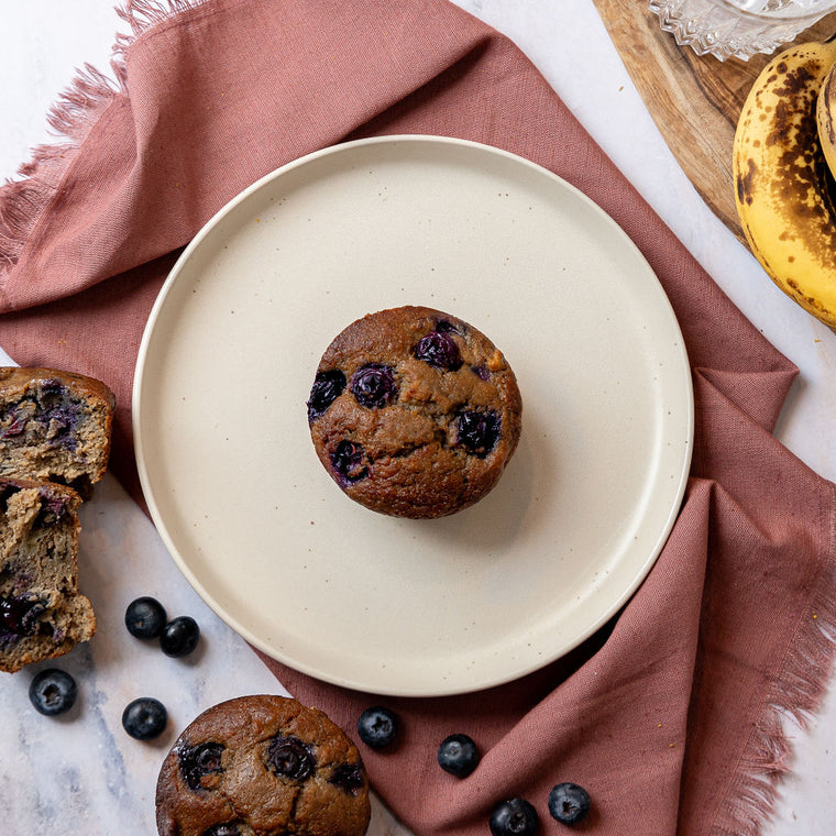 Banana Blueberry Breakfast Muffin