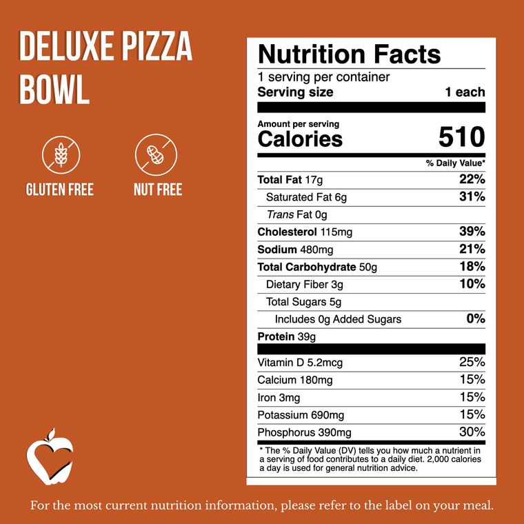 Deluxe Pizza Bowl