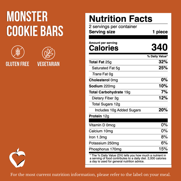 Monster Cookie Bars
