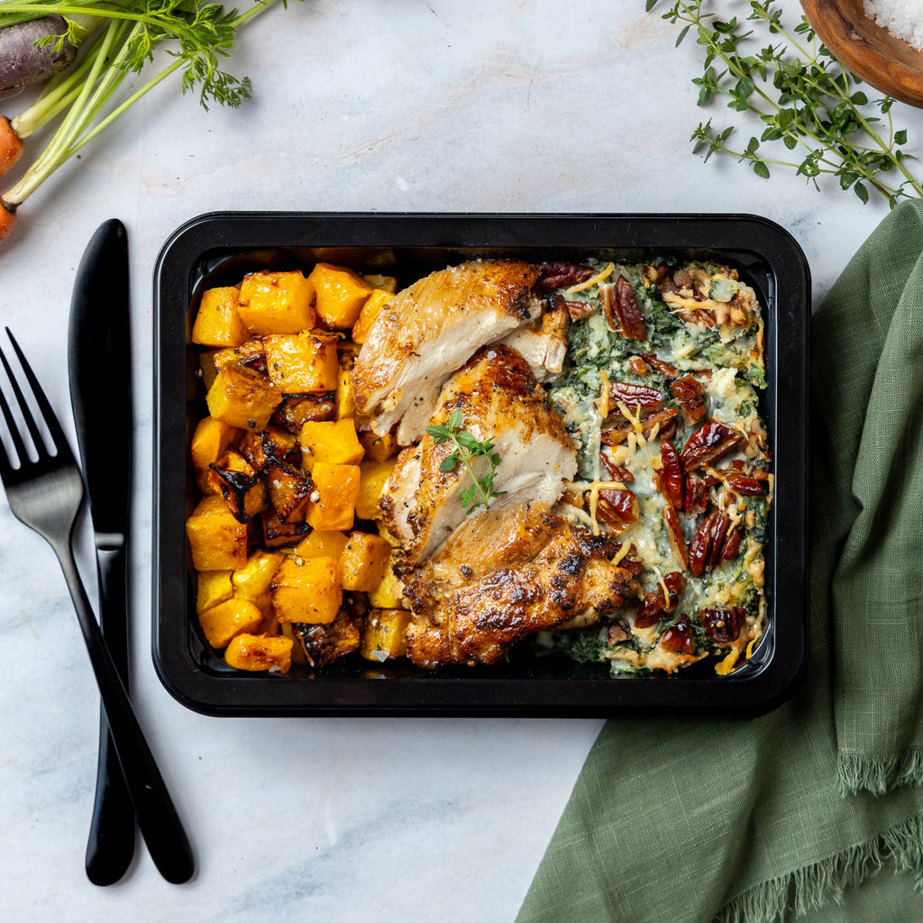 Blackened Chicken & Creamed Spinach