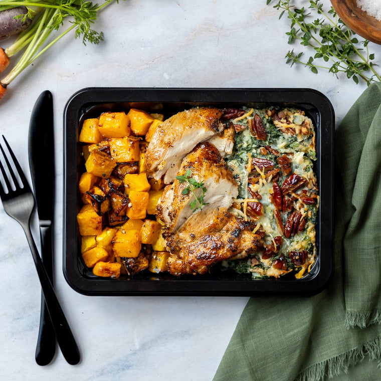 Blackened Chicken & Creamed Spinach