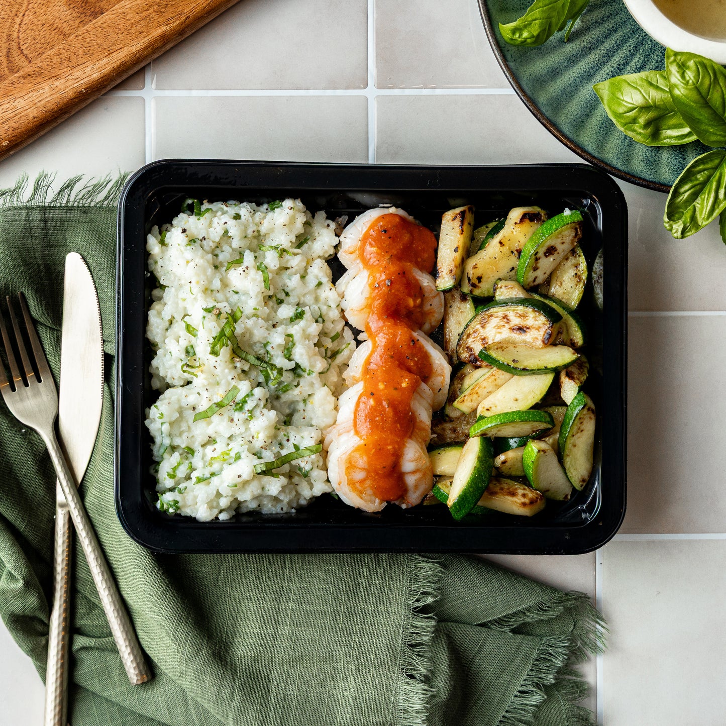 Spicy Shrimp & Lemon Herb Risotto