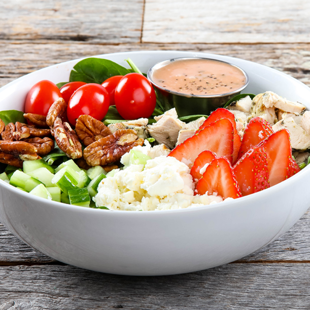 Immunity Boosting Strawberry Spinach Salad Recipe