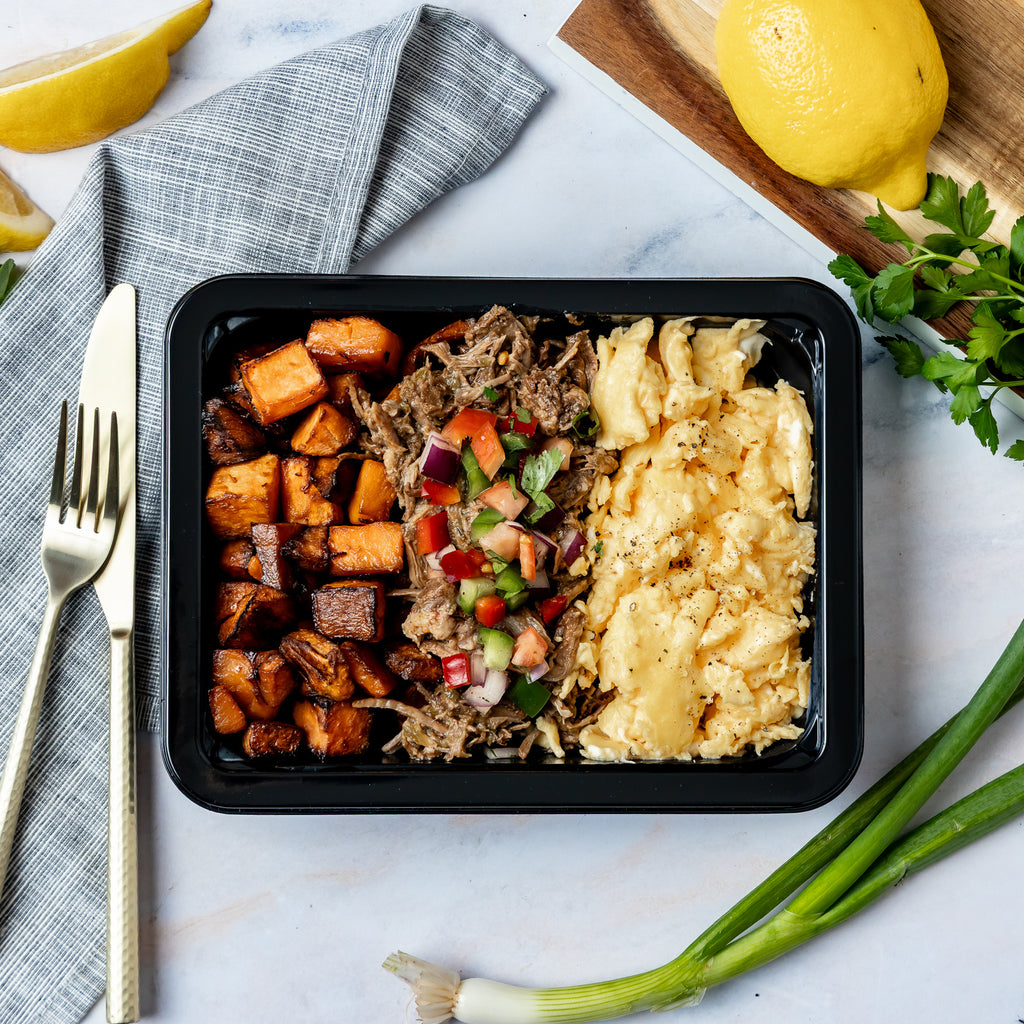 Beef, Eggs, & Sweet Potato