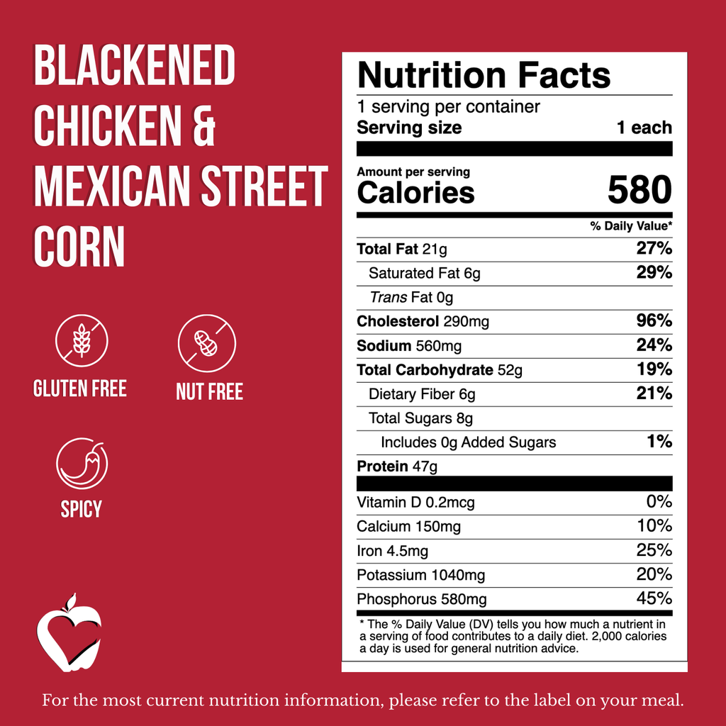 Blackened Chicken & Mexican Street Corn
