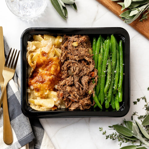 Braised Beef & Au Gratin Potatoes