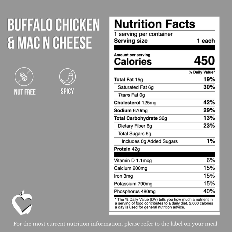 Buffalo Chicken & Mac N Cheese