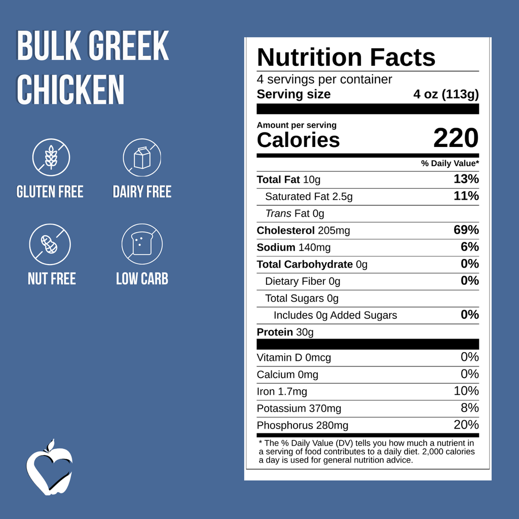 Bulk Greek Chicken