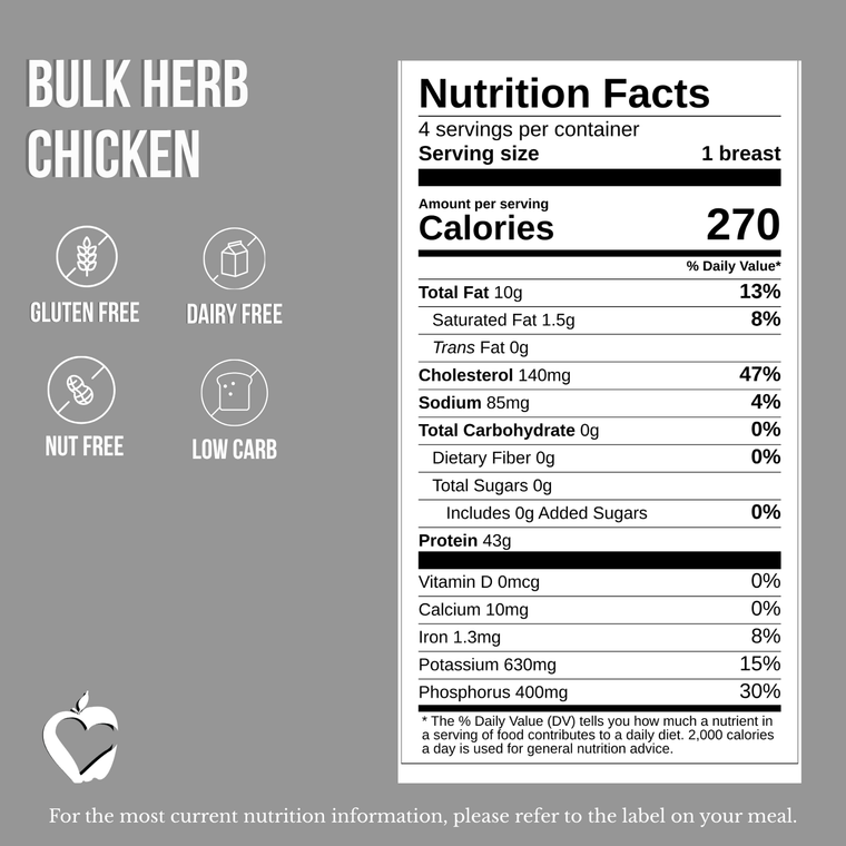 Bulk Herb Chicken