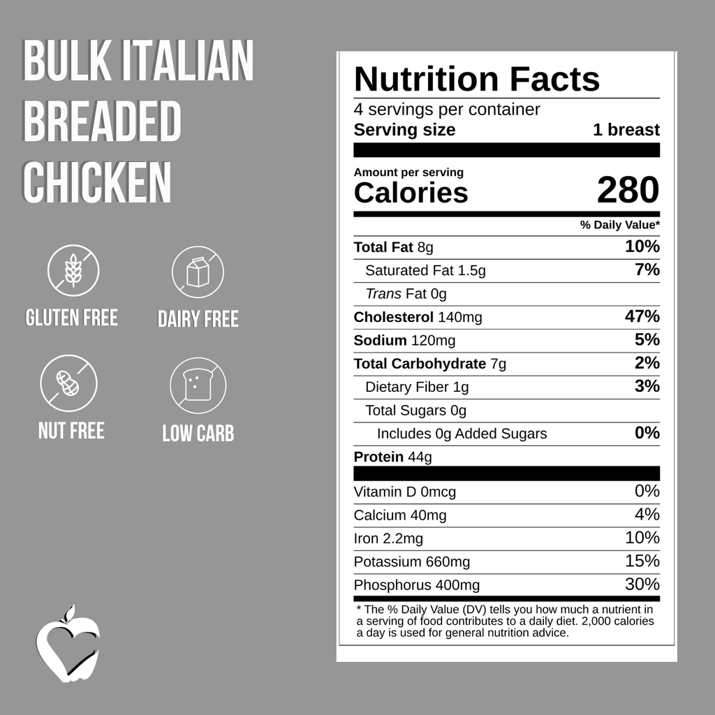 Pollo Empanizado Italiano A Granel 