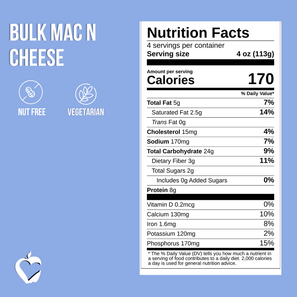 Bulk Mac N Cheese