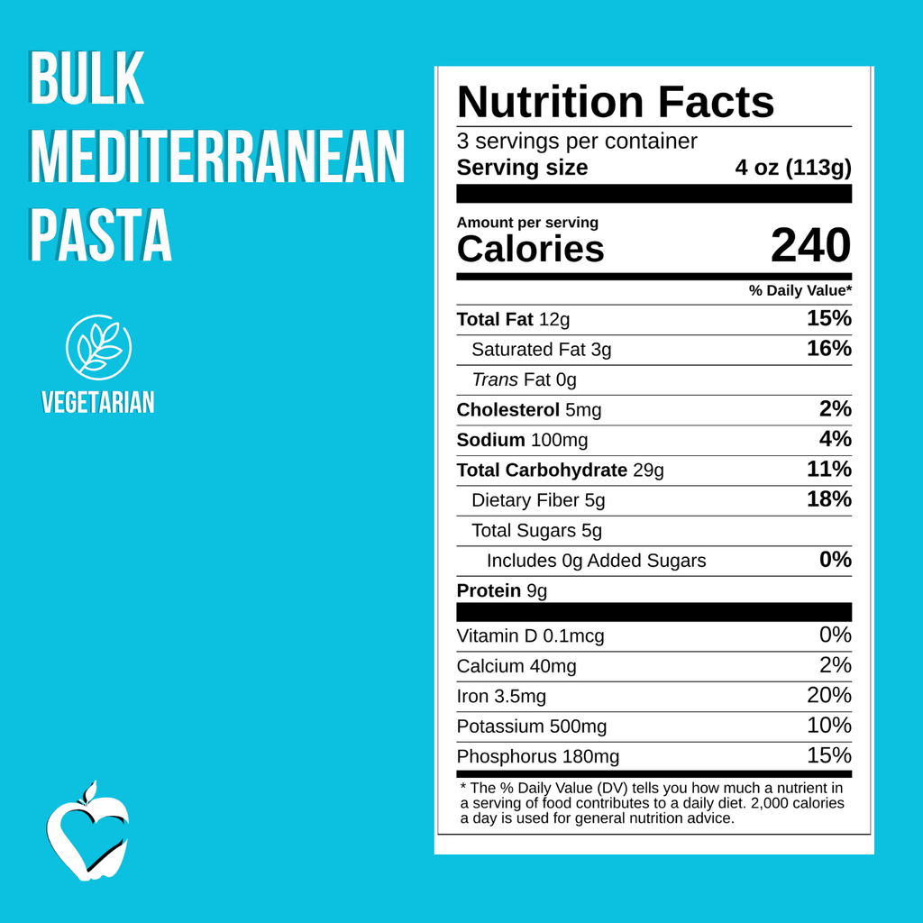 Bulk Mediterranean Pasta