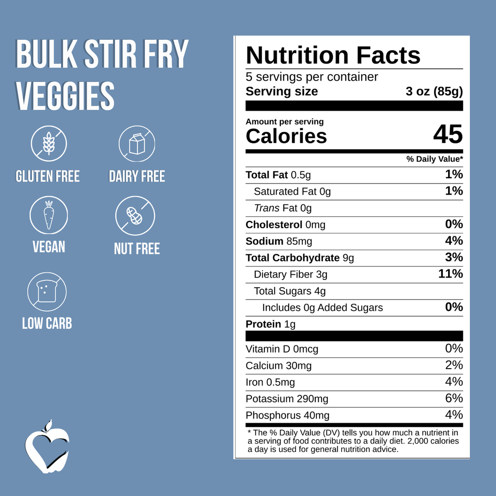 Bulk Stir Fry Veggies