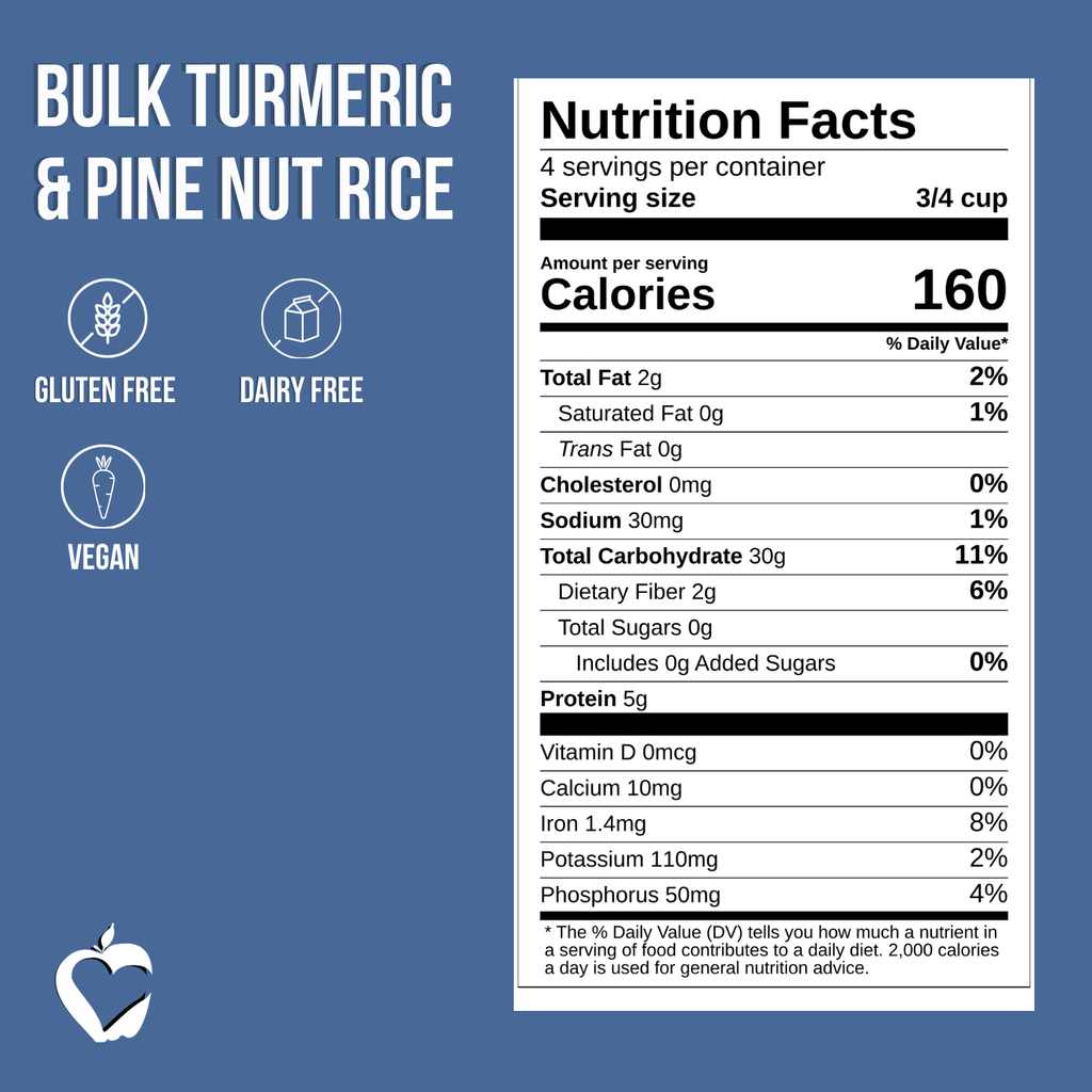 Bulk Turmeric & Pine Nut Rice