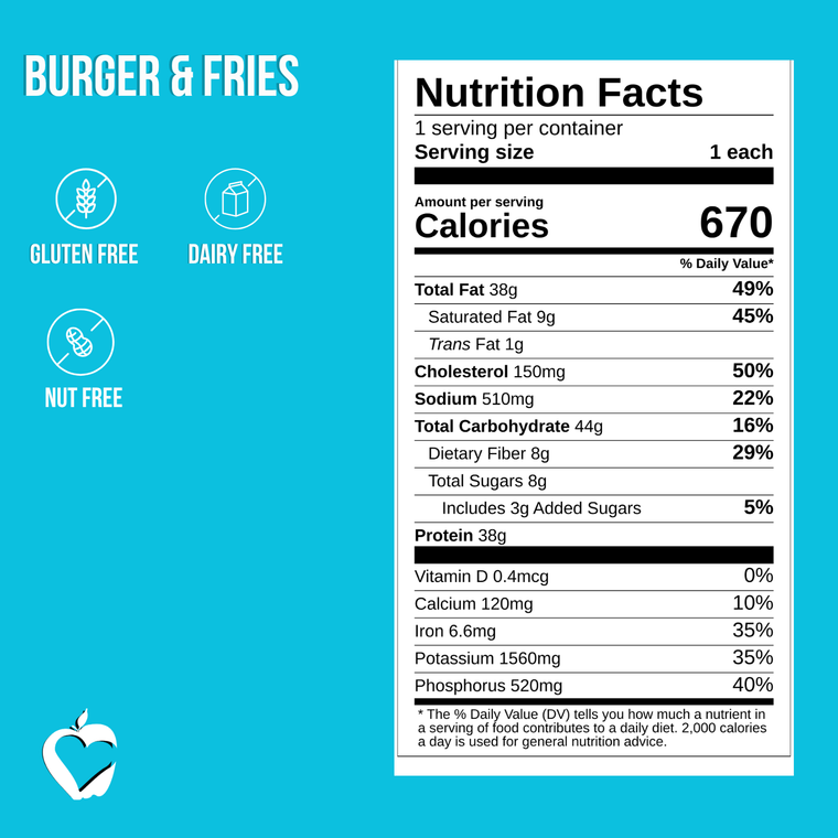 Burger & Fries