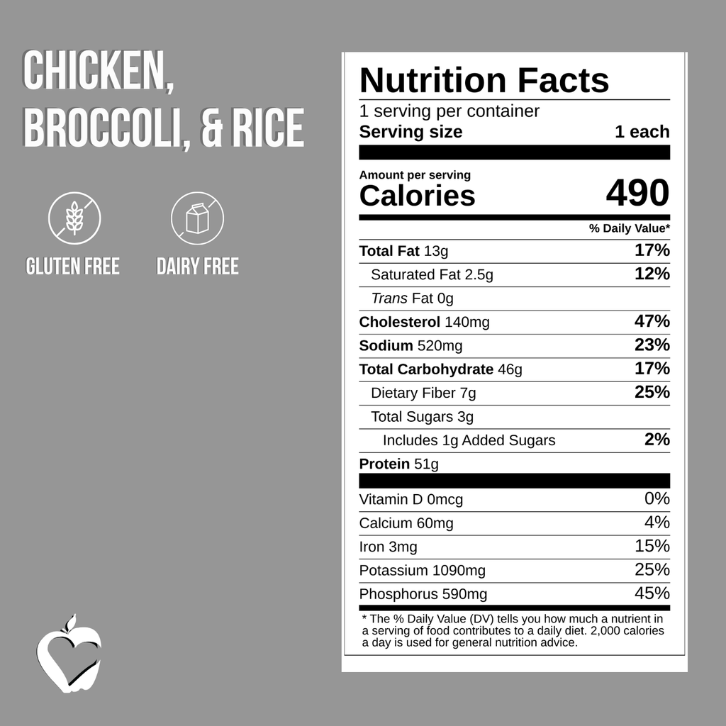 Pollo, Brócoli Y Arroz