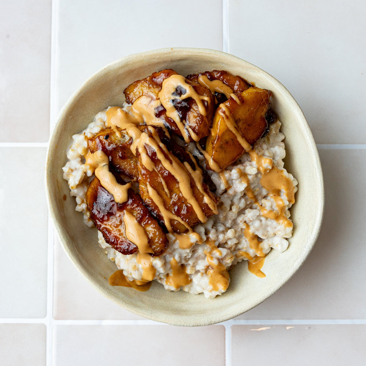 Bananas Foster Protein Oats