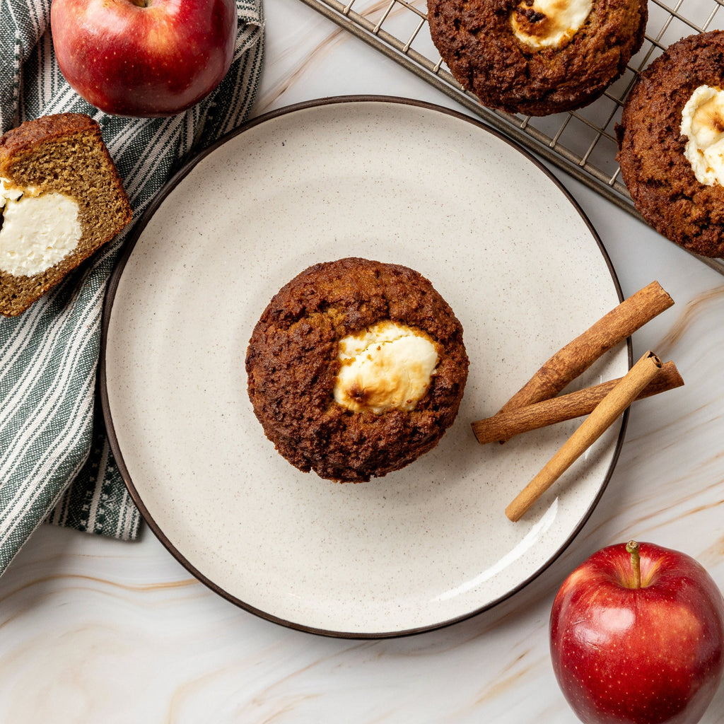 Apple Cream Cheese Breakfast Muffin