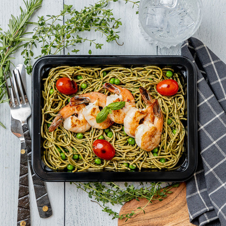 Shrimp Pesto Pasta
