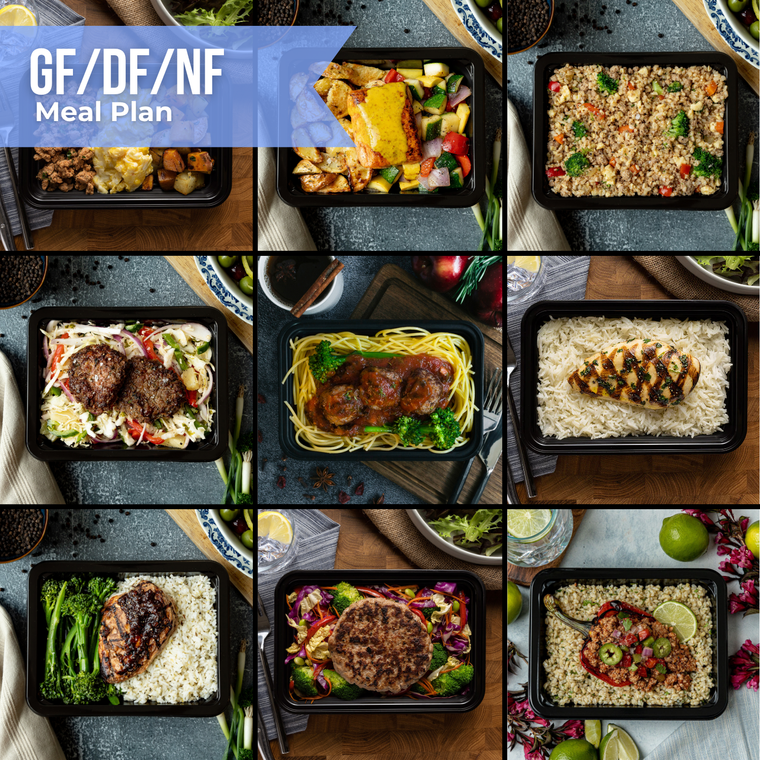 Gluten Free, Dairy Free, & Nut Free Meal Plan