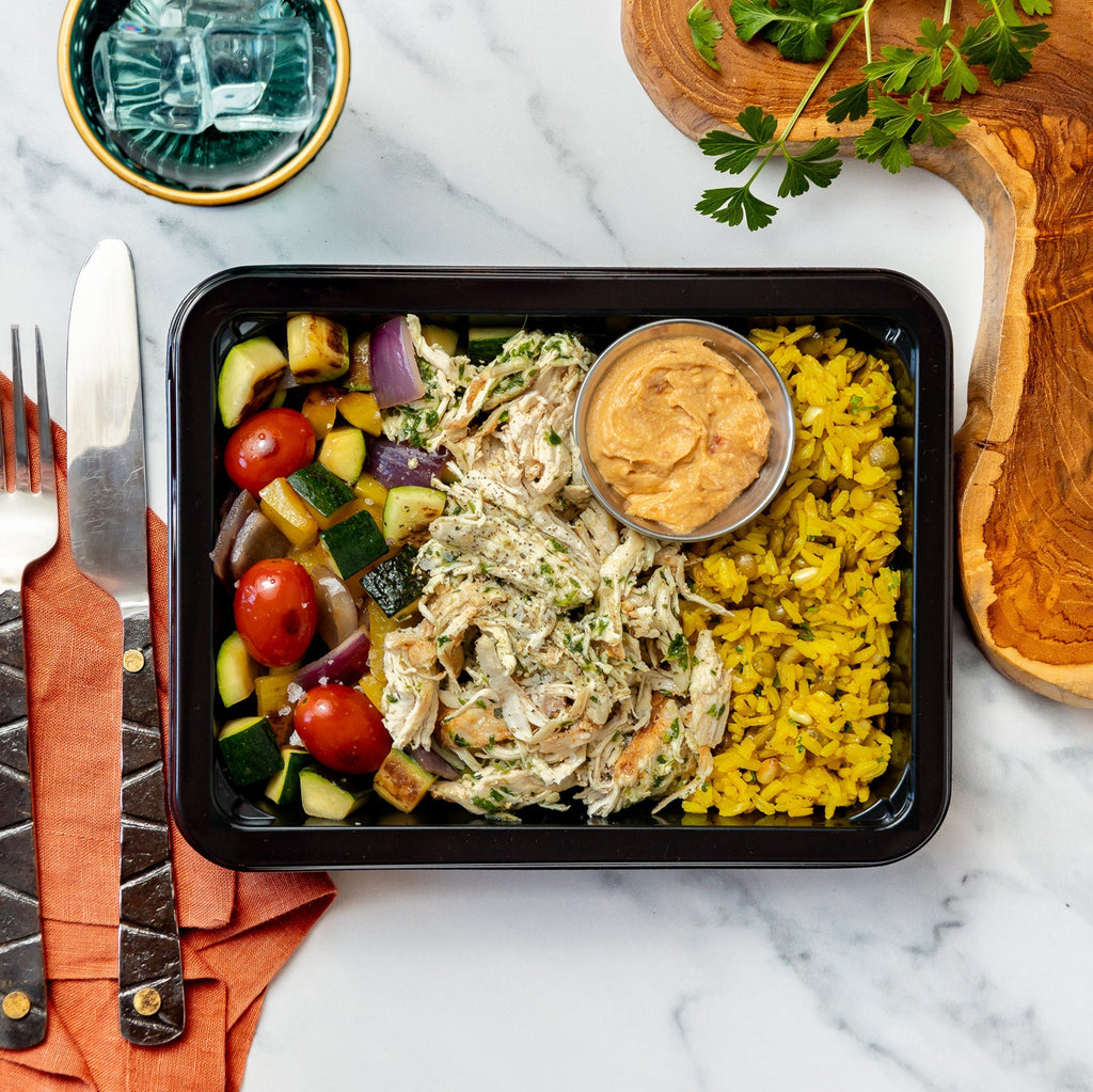 Greek Chicken & Yellow Rice