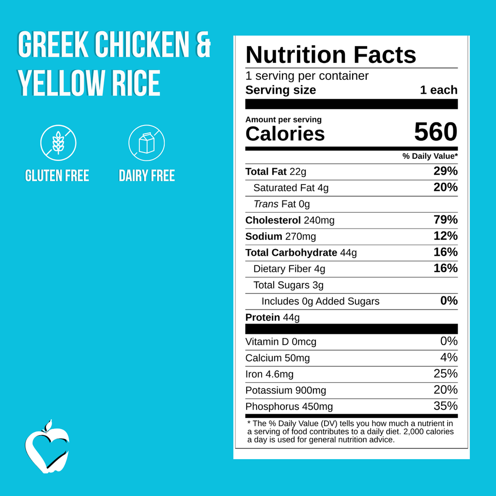 Greek Chicken & Yellow Rice
