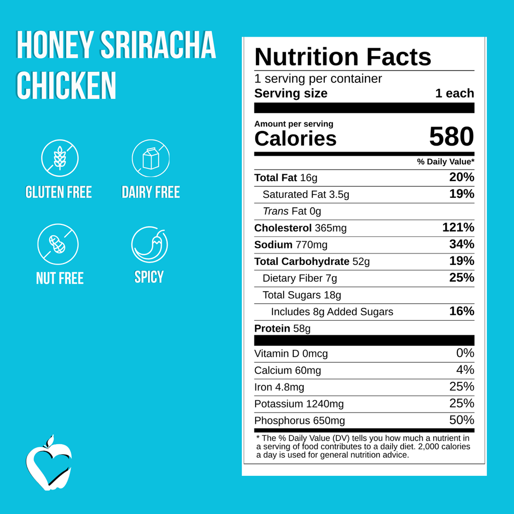 Honey Sriracha Chicken