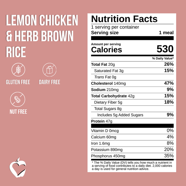 Lemon Chicken & Herb Brown Rice