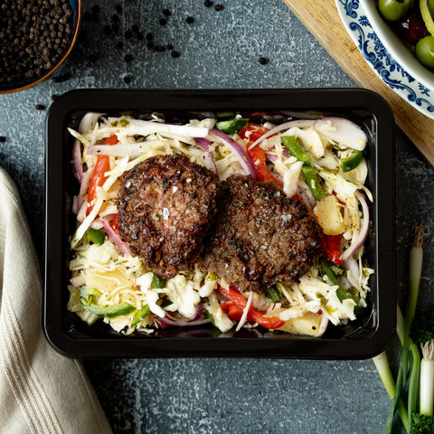 Mediterranean Beef & Pineapple Slaw