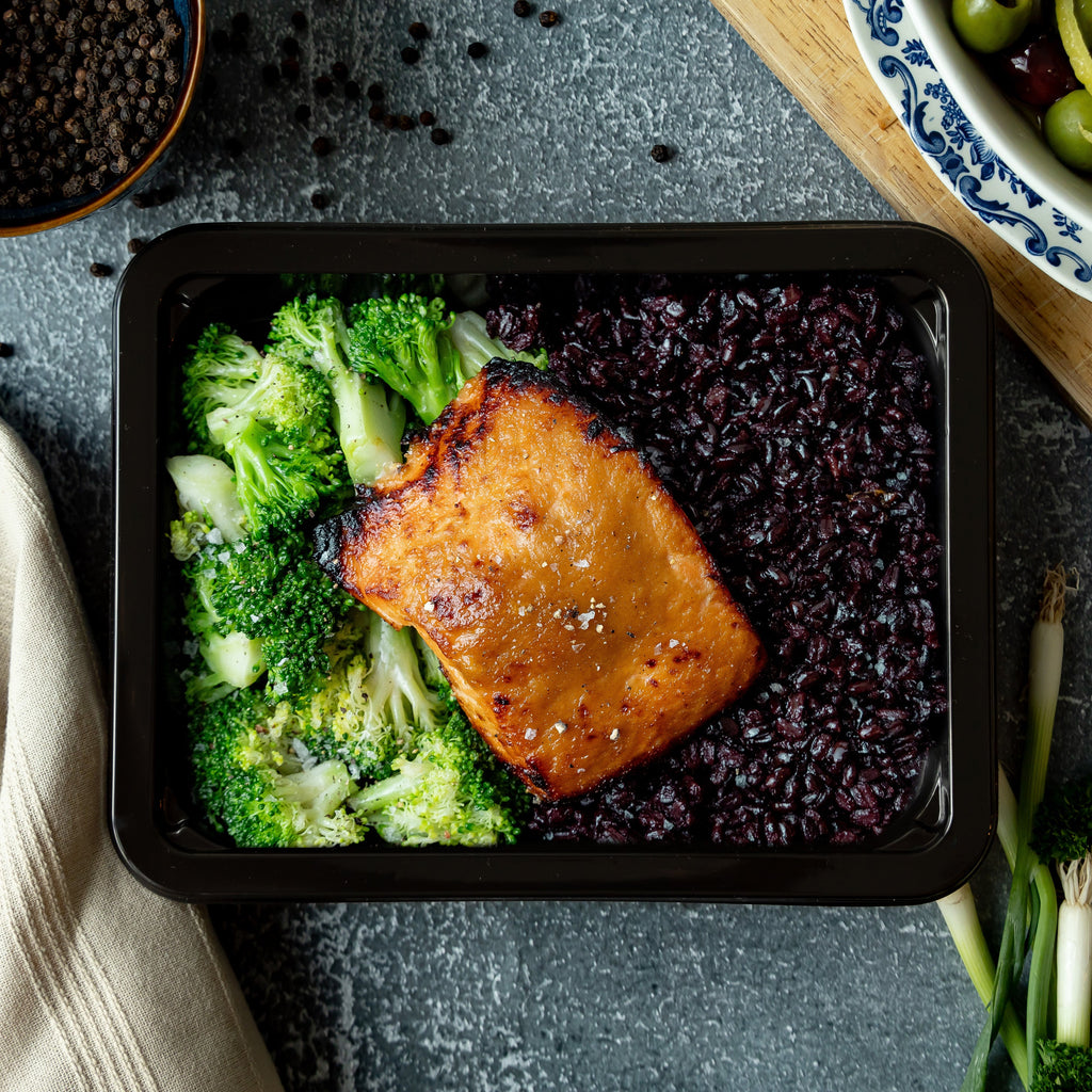 Miso Salmon & Forbidden Rice