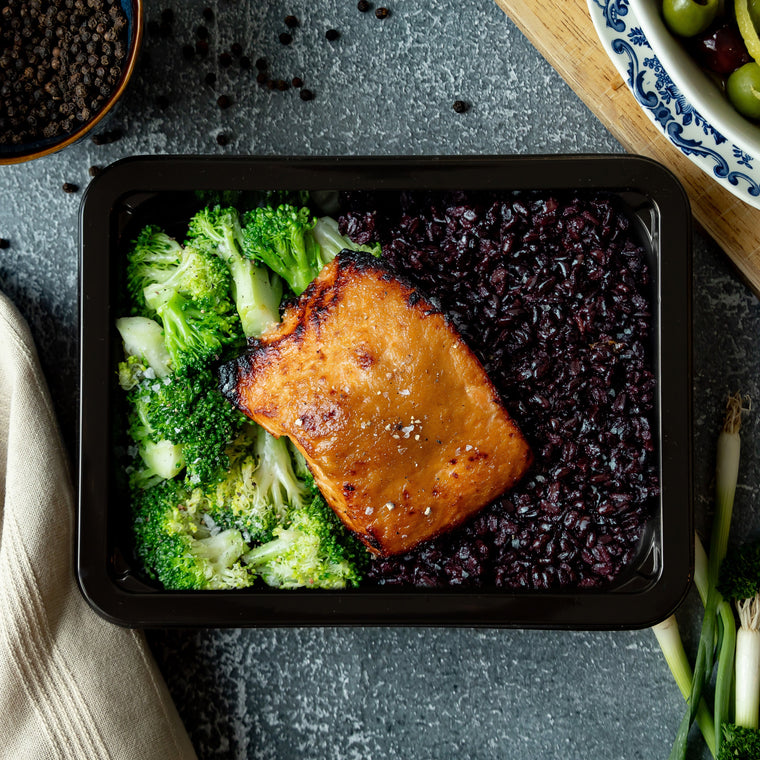 Miso Salmon & Forbidden Rice