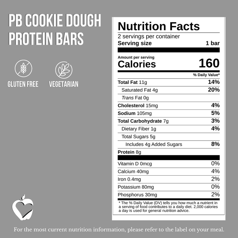 PB Cookie Dough Protein Bars