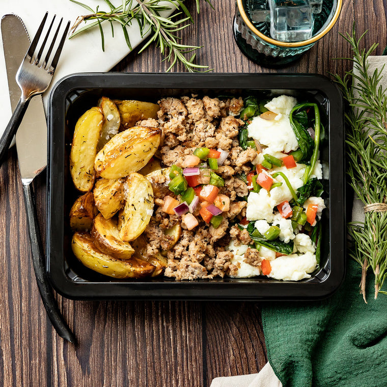 Potato & Egg White Scramble