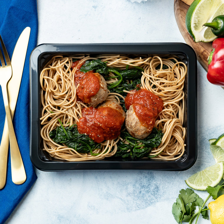 Spaghetti & Turkey Meatballs