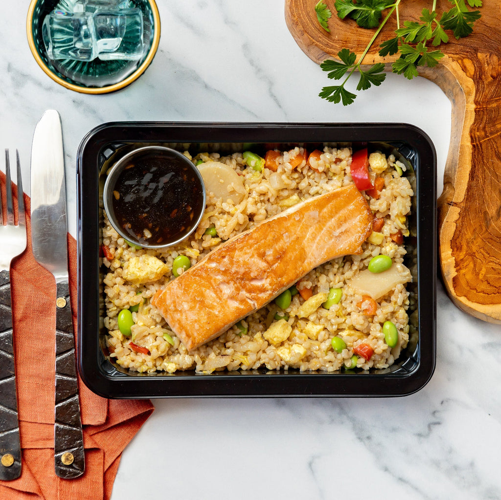 Teriyaki Salmon & Fried Rice