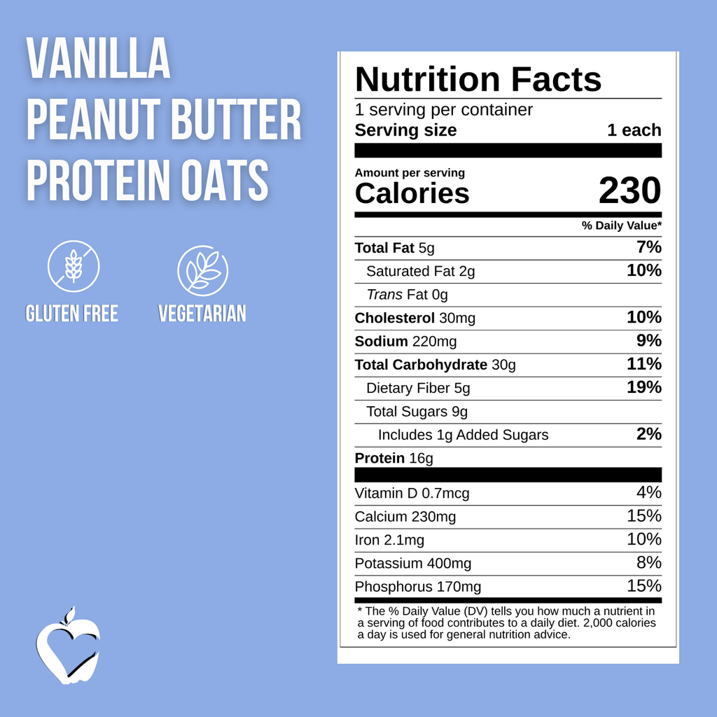 Vanilla Peanut Butter Protein Oats