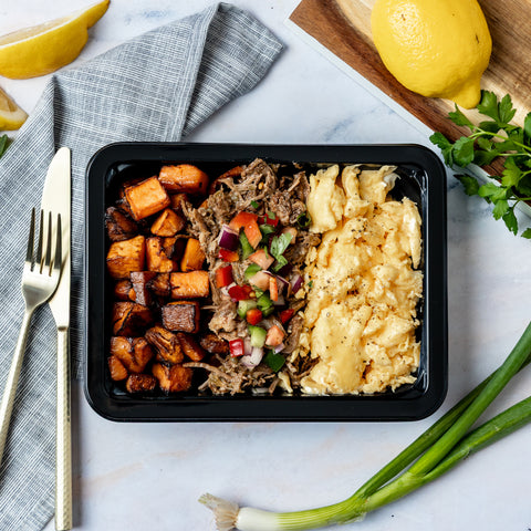 Beef, Eggs, & Sweet Potato