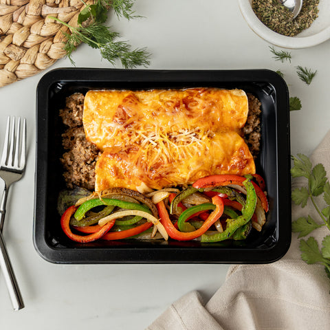 Lean Beef Enchiladas Rojas