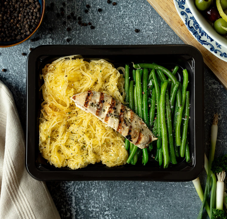 Herb Chicken & Truffle Spaghetti Squash