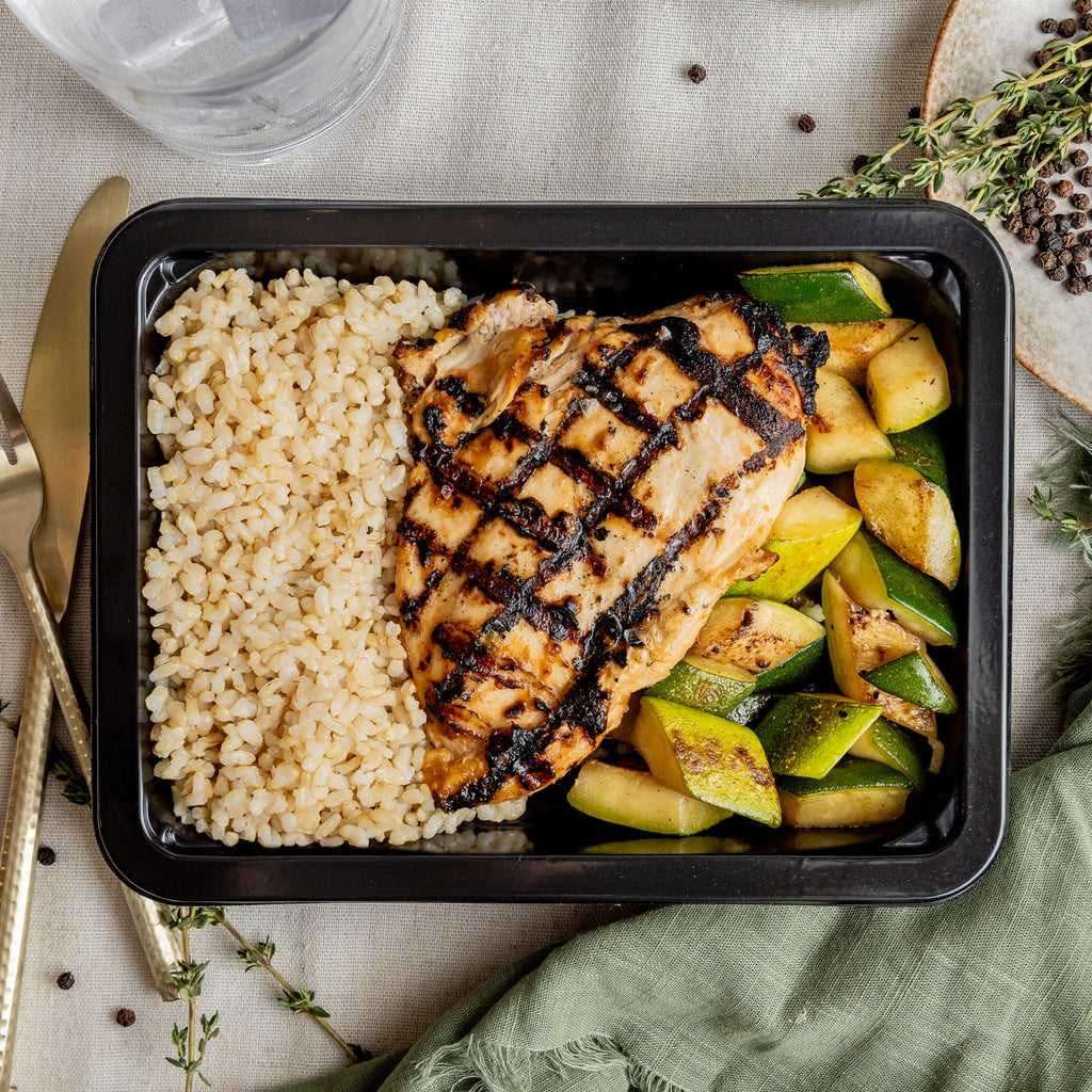 Pollo, Brócoli Y Arroz