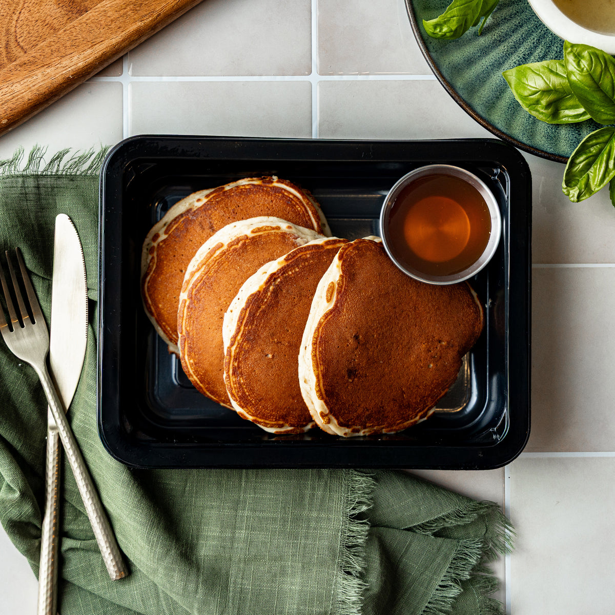 Banana Walnut Pancakes