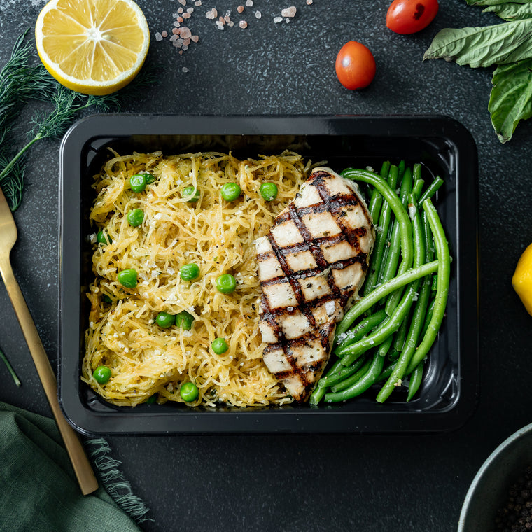 Herb Chicken & Truffle Spaghetti Squash