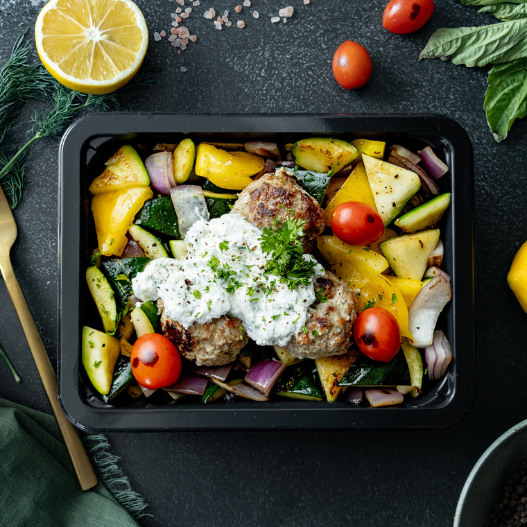 Turkey Meatballs & Whipped Herb Ricotta
