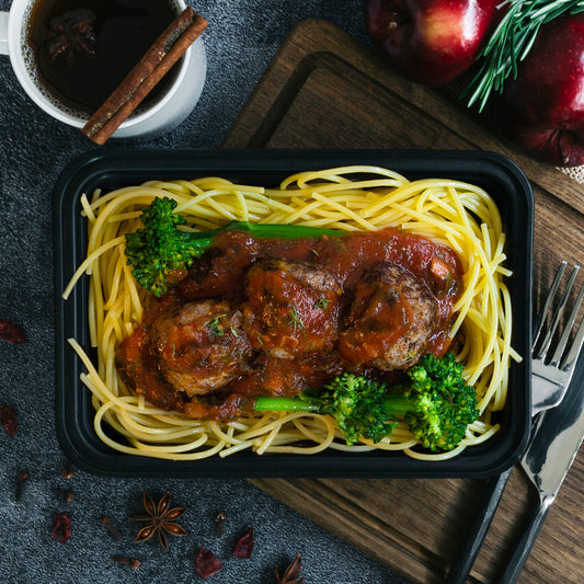 spaghetti and meatballs